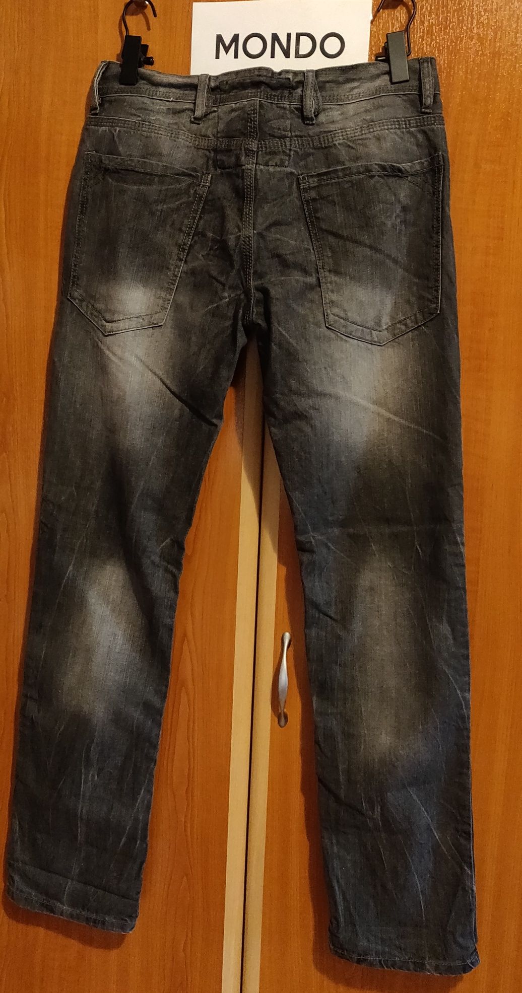 Blugi Denim Vintage Aggressive gri închis 31/34