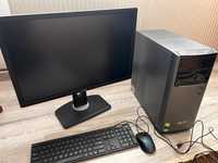 Sistem desktop Asus I5, monitor DELL, mouse si tastatura