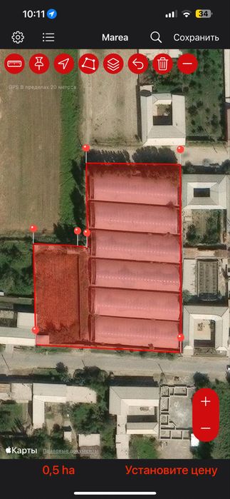 Teplitsa Sotiladi 32 sotix teplitsa jami hudud 46 sotix