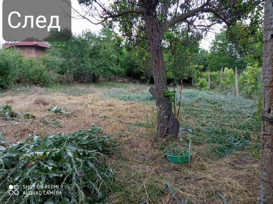 Косене на трева, почистване на силно обраснали места, коренене,рязане