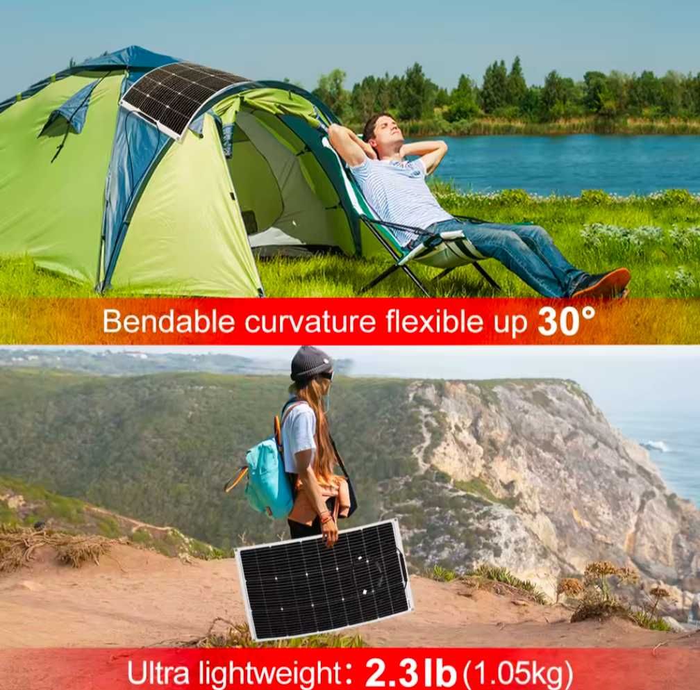 Гъвкави соларни панели 100W