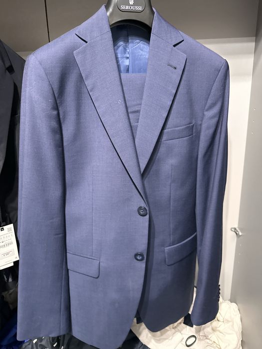 Costum Seroussi Navy Lâna