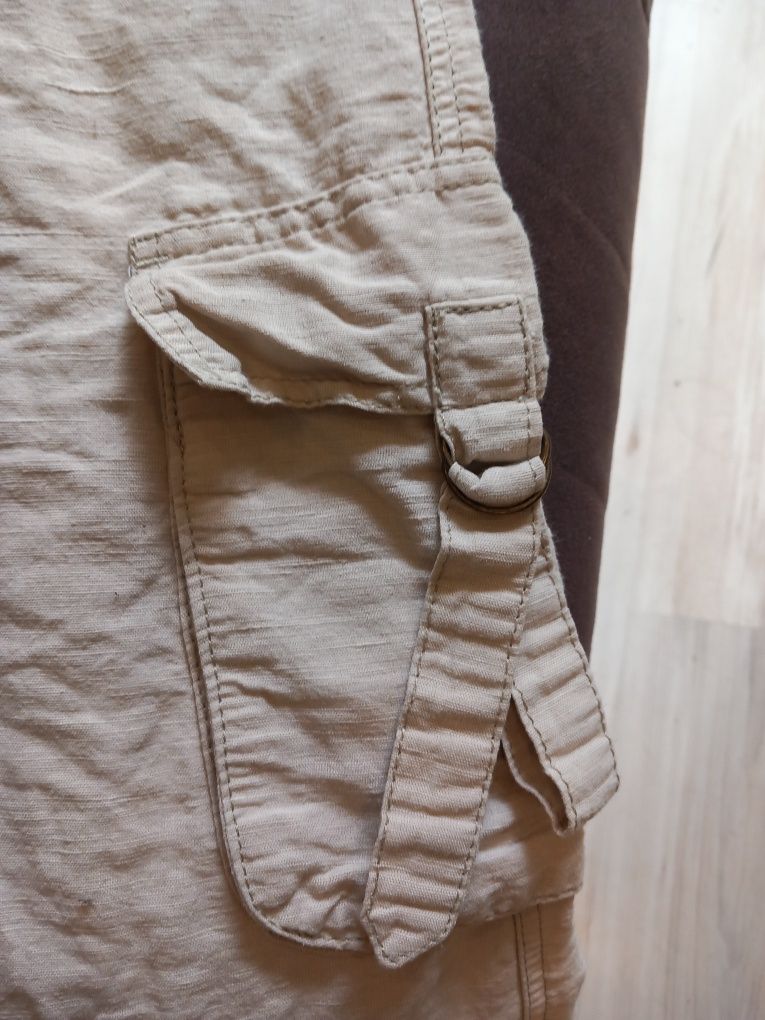 Тийн панталони с външни джобове и широки крачоли