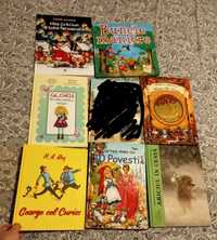 Lot 7 cărți mari cu coperți cartonate pt copii