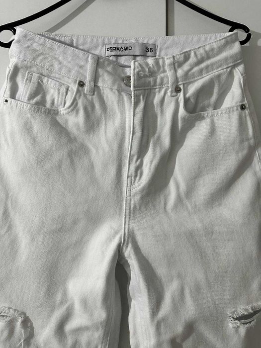 Blugi dama albi, marimea 36