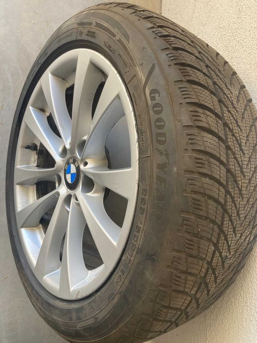 BMW джанти 17 цола, зимни гуми - 2x Good Year и 2x Debica DOT2023/2022