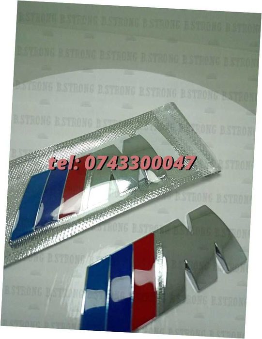 Sigla Metal Chrom Mpower Bmw Pentru Portbagaj