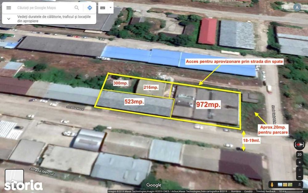 Inchiriez hale si spatii depozitare