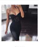 Rochie bandage negru