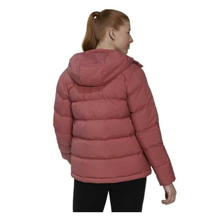 Спортно дамско яке с гъши пух Аdidas Helionic Hooded Down