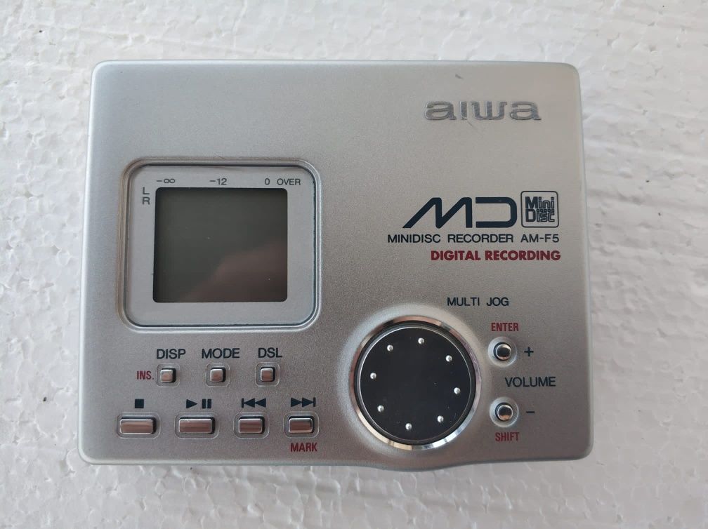 Walkman Aiwa minidisc recorder AM-F5 model rar de colectie