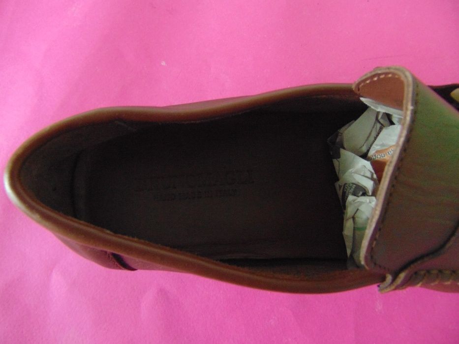 НОВИ Brunomagli Hand Made in Itali номер 44 Оригинални мокасини