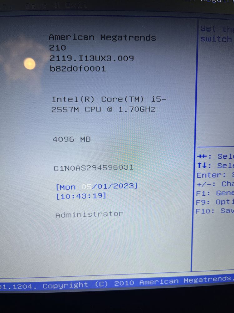 Laptop asus ux31e ,i5 gen 2, defect