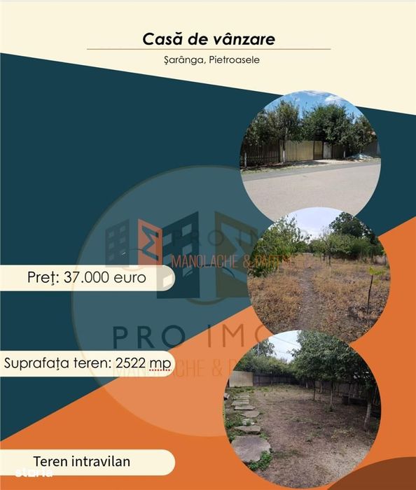 Casa si livada zona Pietroasele