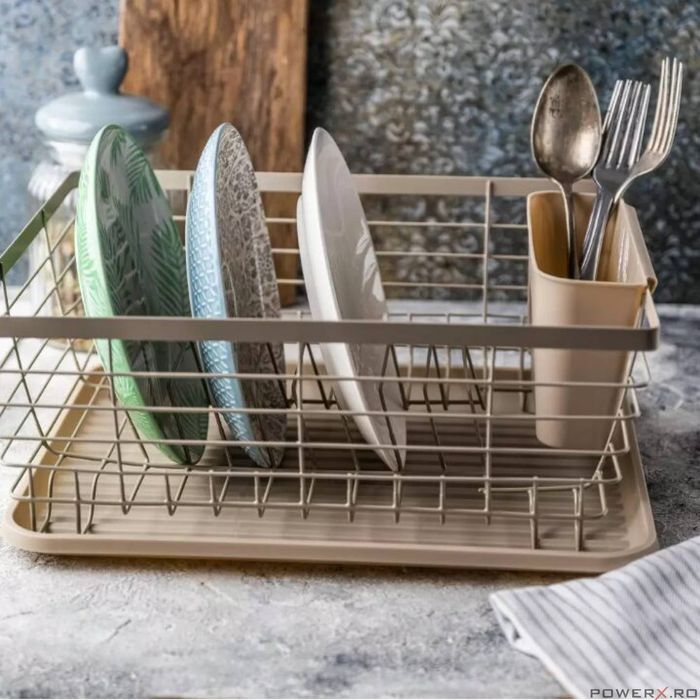 Suport pentru vase, bej, 30x36x14,5 cm, Kinghoff