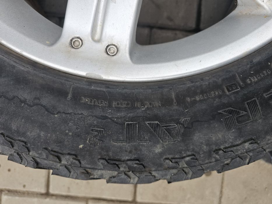 Jante off road R18 cu anvelope 255 55 R18 A/T 2 pentru Mitsubishi