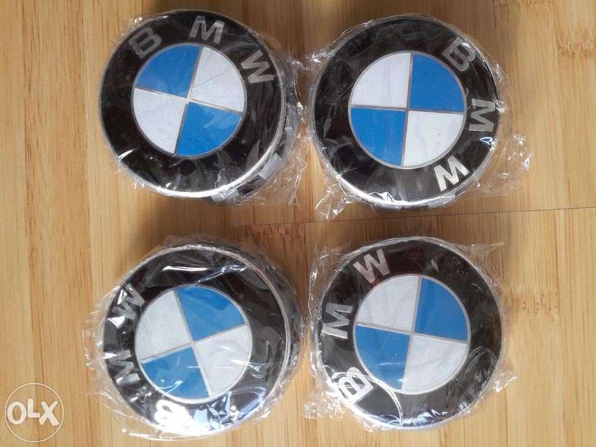 Capacele centrale BMW NOI pt jante aliaj ORIGINALE 68 mm + BONUS
