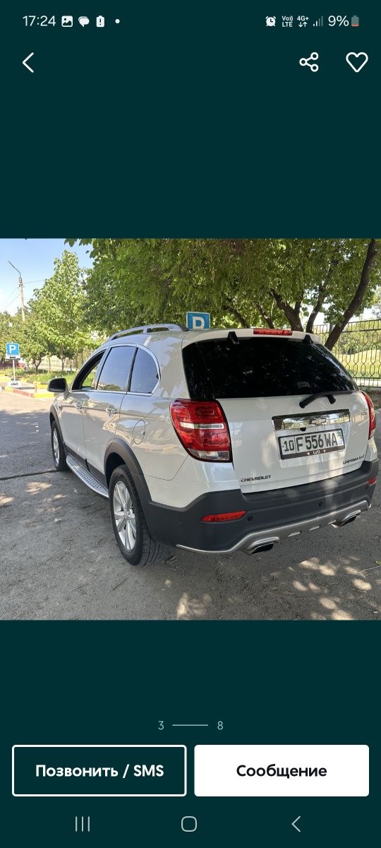 Captiva 3/4 satiladi 155 mln kelisimli