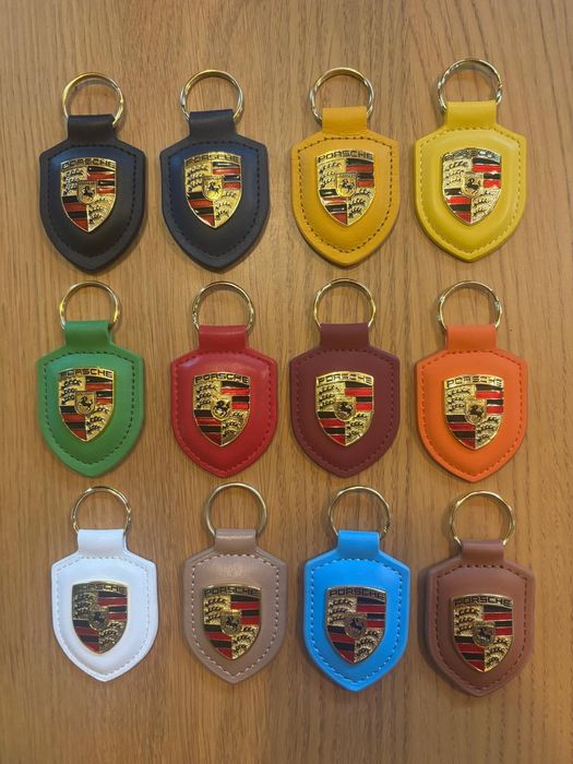 Breloc piele cheie Porsche