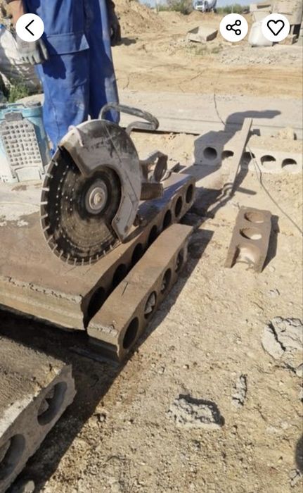 Алмазная резка, сверление и демонтаж бетона