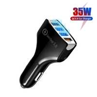 Incarcator Auto Cu 4 Iesiri Usb Culoare Neagra