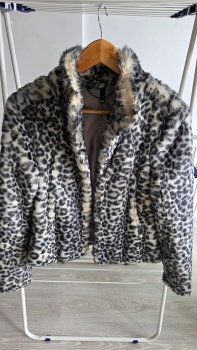 Haina blana animal print H&M