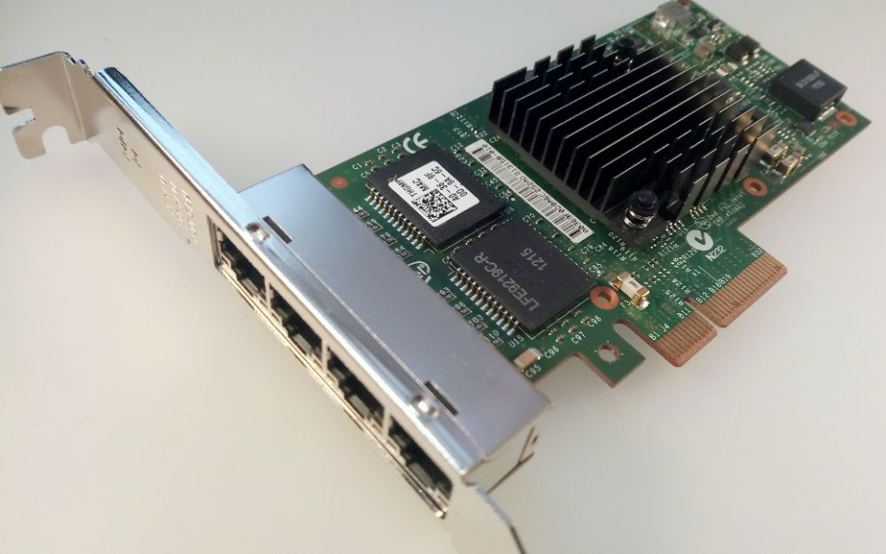 Intel i350-T4 1Gb QP Мрежов Адаптер 4 порта RJ45 00AG522 00JY854 0NWK2