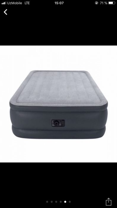 Двуспальная надувная кровать Intex 64140 Essential Rest Airbed (152x20