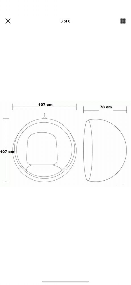 Bubble chair стол балон eero aarnio стол за градина