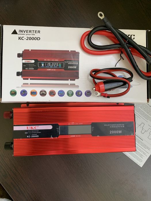 Инвентор с дисплей UKC 2000W 12V - 220V
