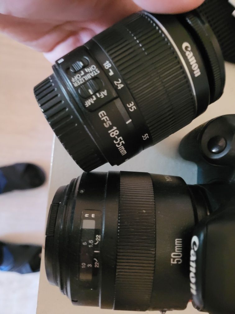 Canon EOS 600D и два обьектива