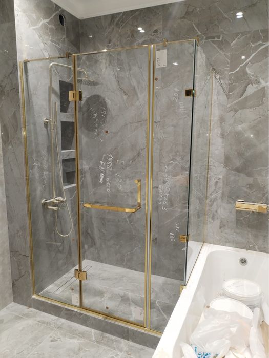 душевой душ перегородки кабины каленый стекло