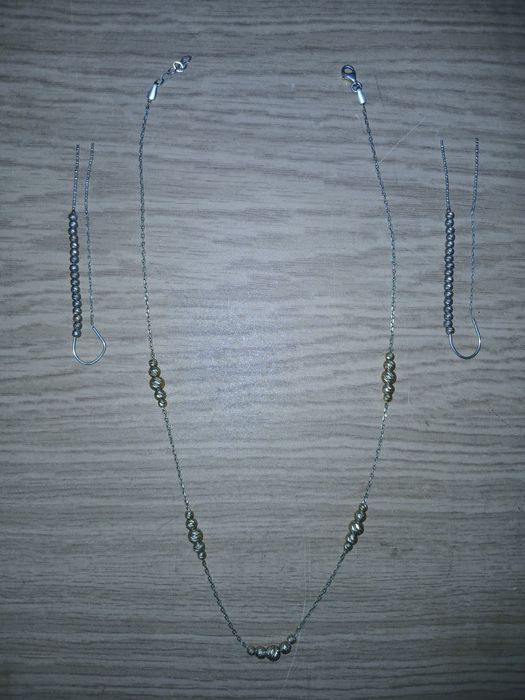 Set lanț dama vechii cu cerceii