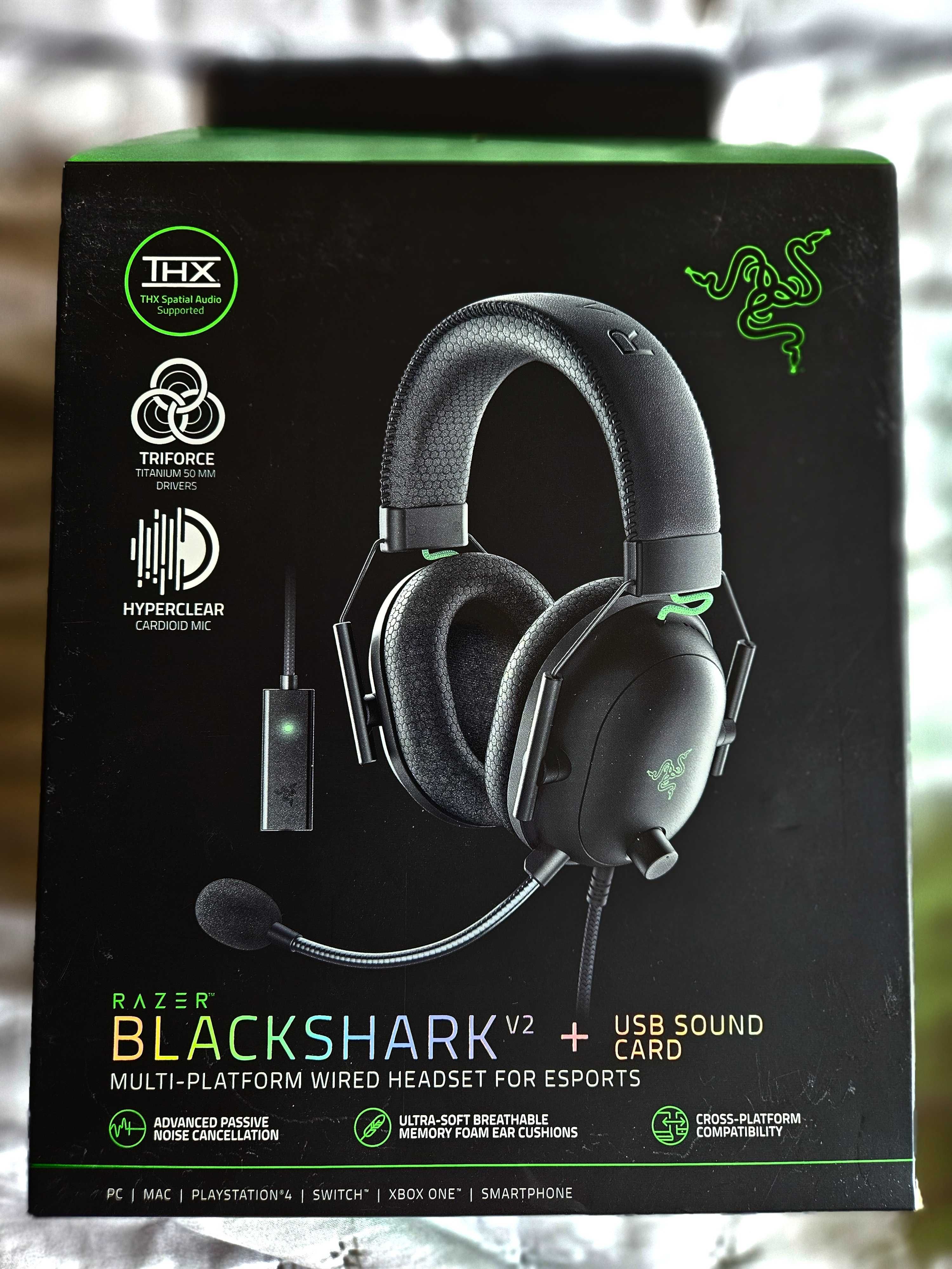 Razer BlackShark V2 + USB Sound Card