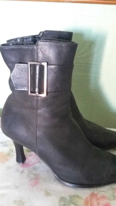 Сапоги и полусапожки ,  демисезонные,  кожаные,   размер 36 и 37