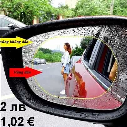 Защитно фолио за огледала, анти мъгла и дъжд. Anti Fog, Antifog