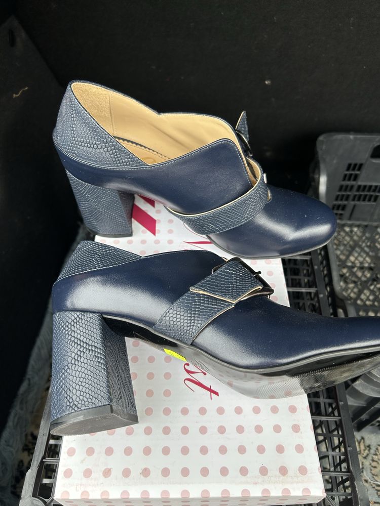 Botine/ pantofi piele noi