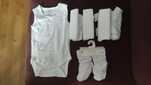 Set unisex basic bebelusi 6-9 luni bumbac plin next nou