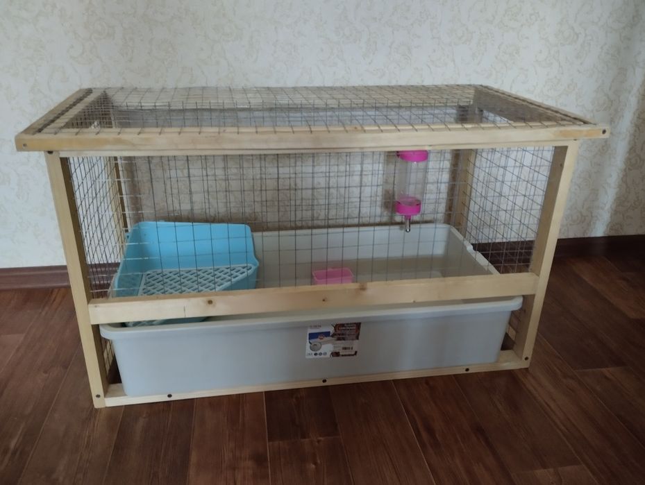 Клетка для кролика дикоротивного , контейнер для хомячка на колесах