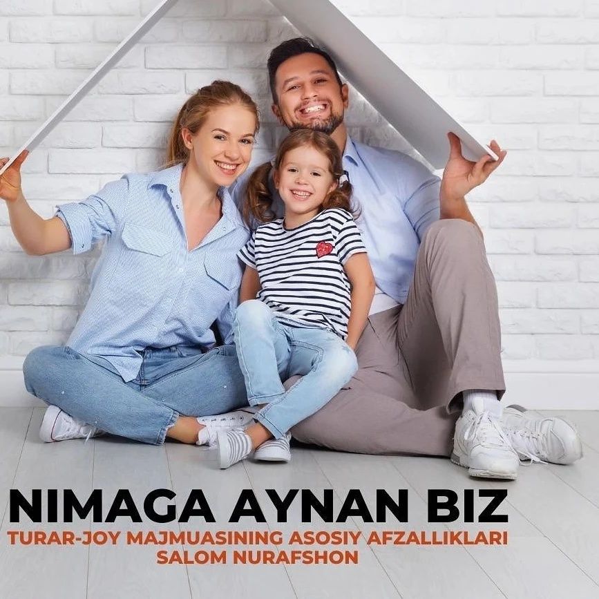 "Salom Nurafshon" hech qayerda yoq arzon narxlar bizdan uy sotib oling