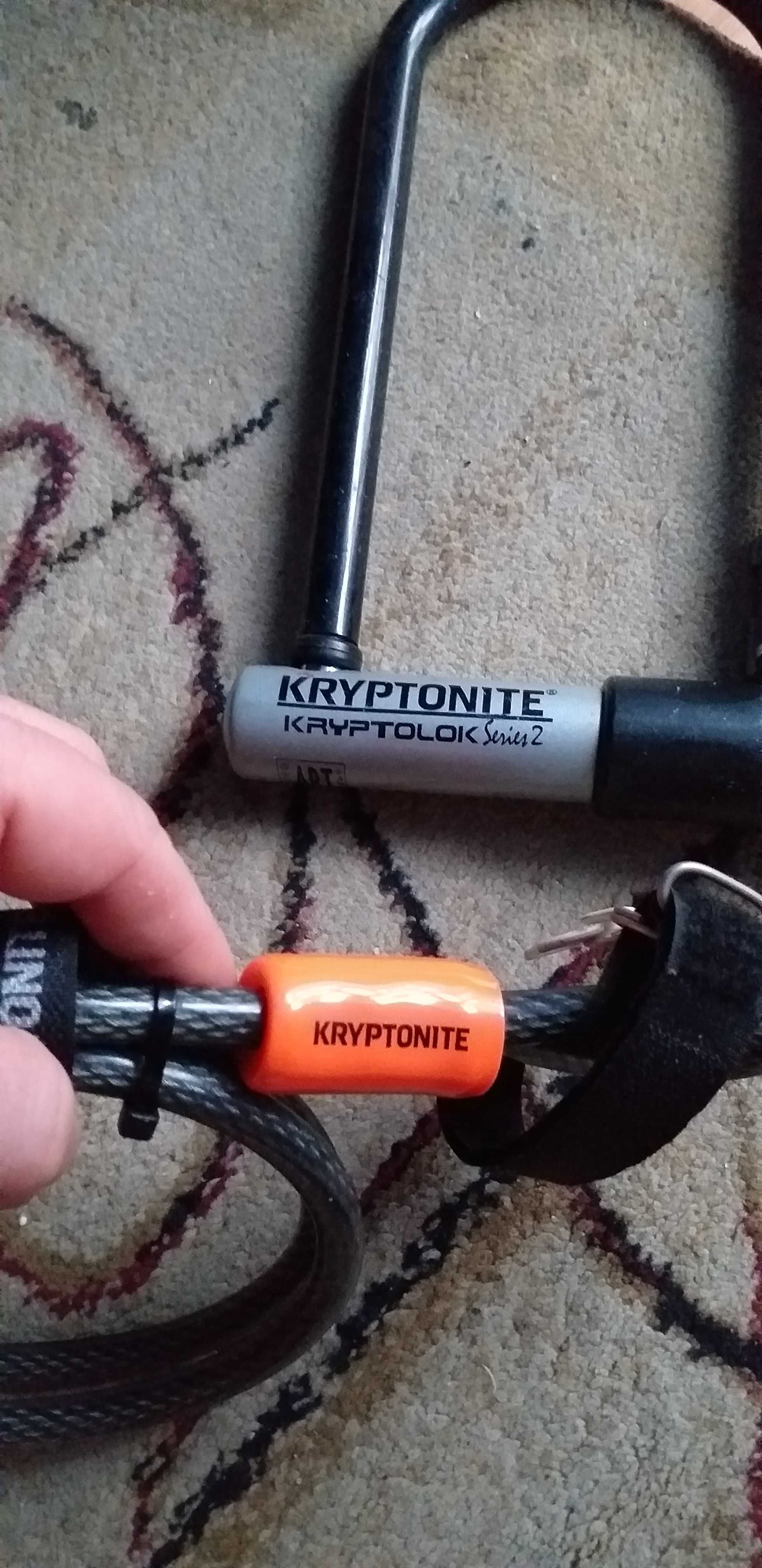 Antifurt bicicletă kryptonite series 2 + cablu kryptonite