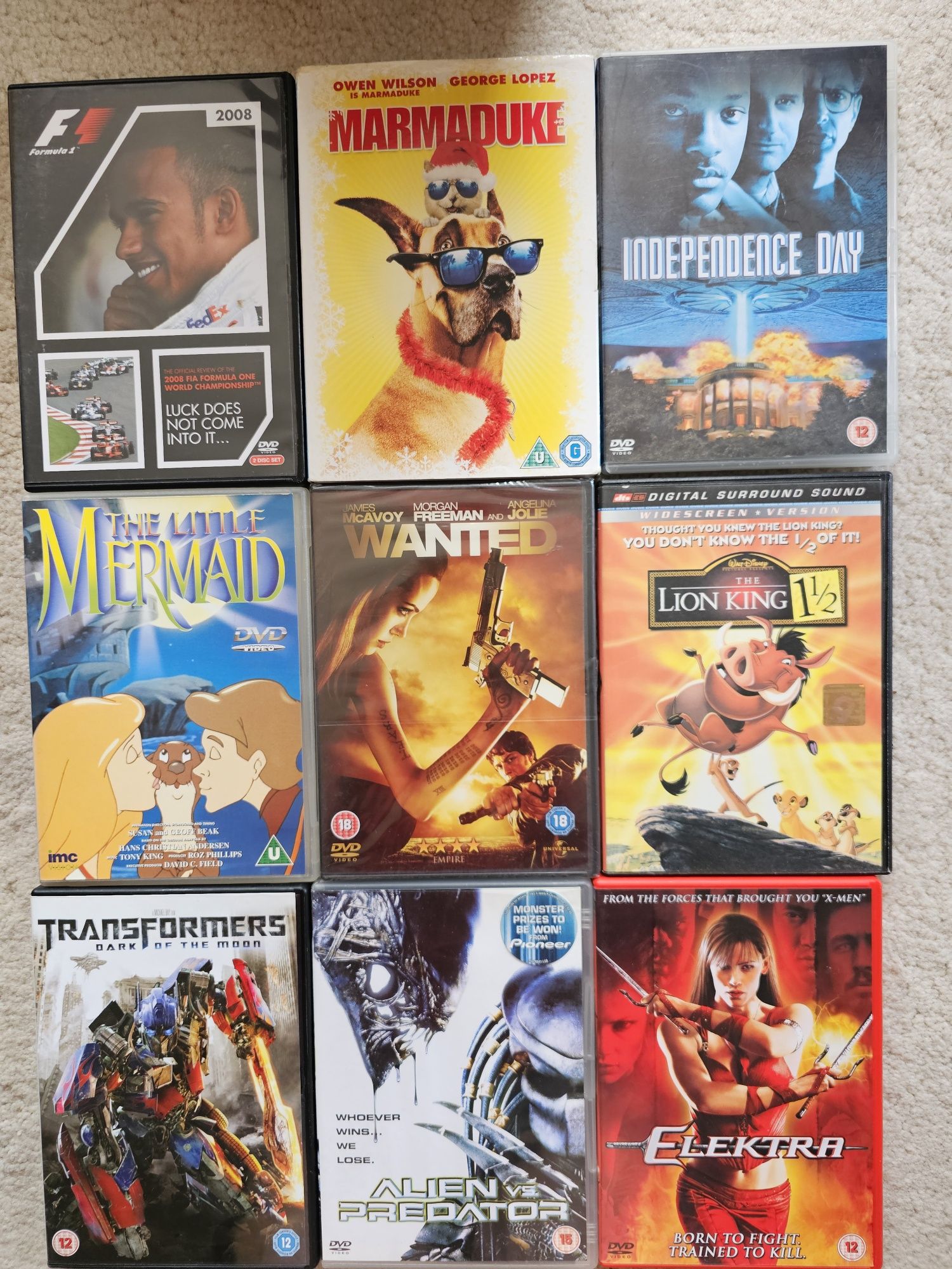 Оригинални DVD на Английски език от лична колекция