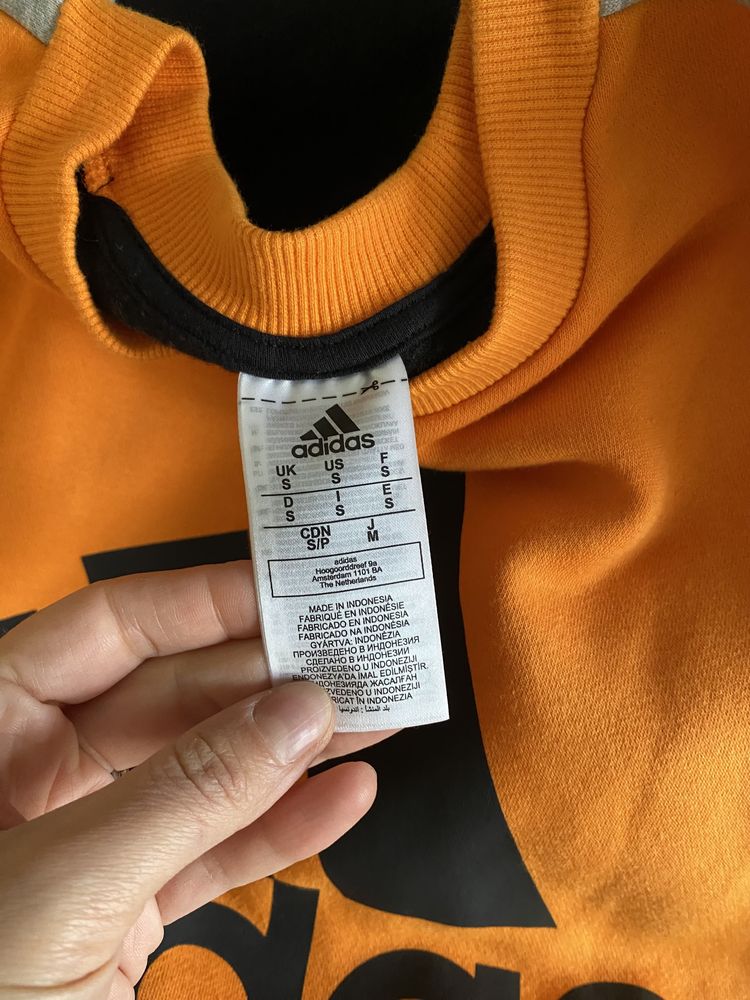 Hanorac portocaliu Adidas