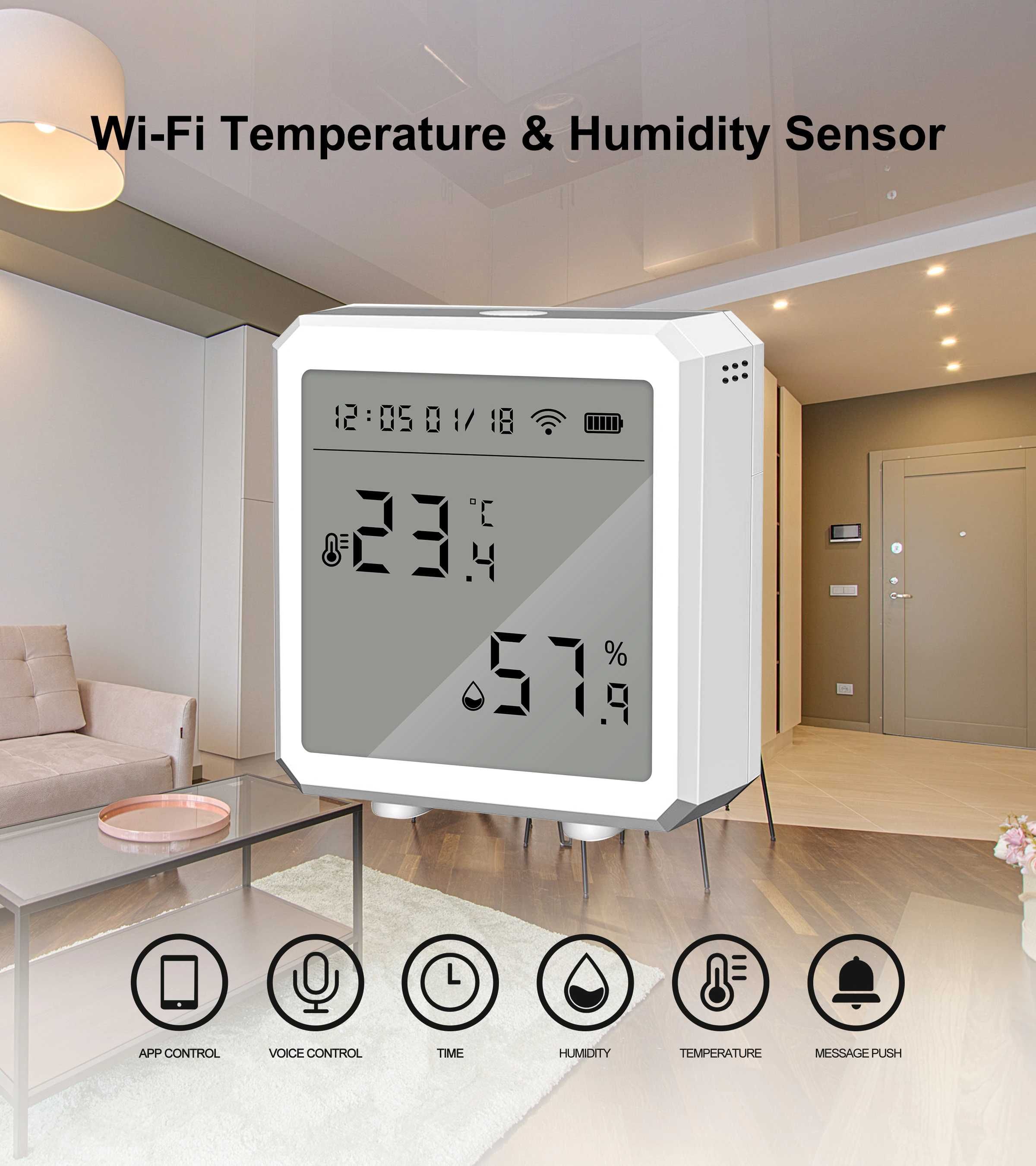 WI Fi термометър и хигрометър