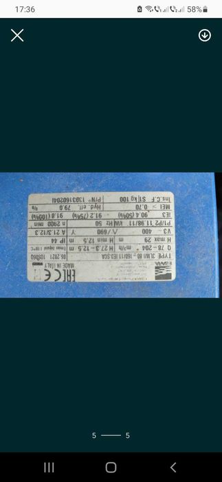 pompa balastiera irigat  debit presiune