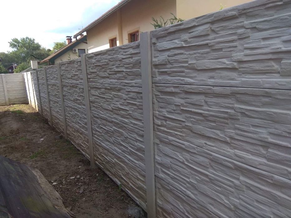 Gard/ Gard beton / împrejmuire/ capace gard/ plasa gard/ grădina