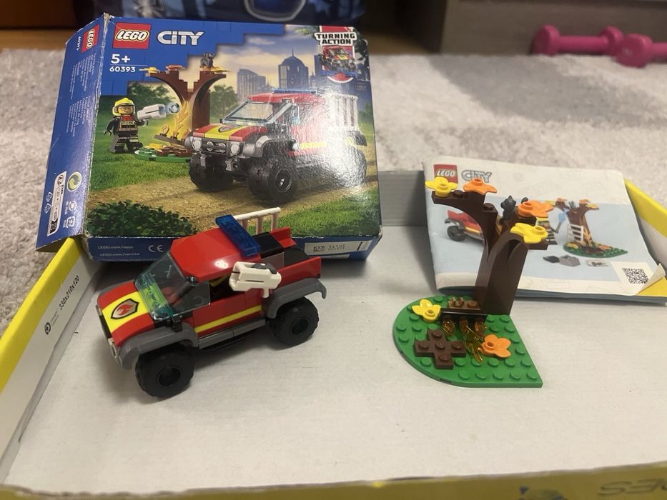 Lego 3 броя + пожарна Пес патрул с дистанционно