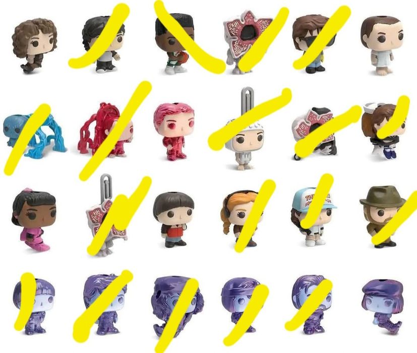 Kinder играчки Stranger things