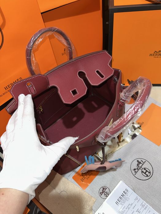 Geanta Hermes Birkin 35cm Burgundy/Accesorii Gold