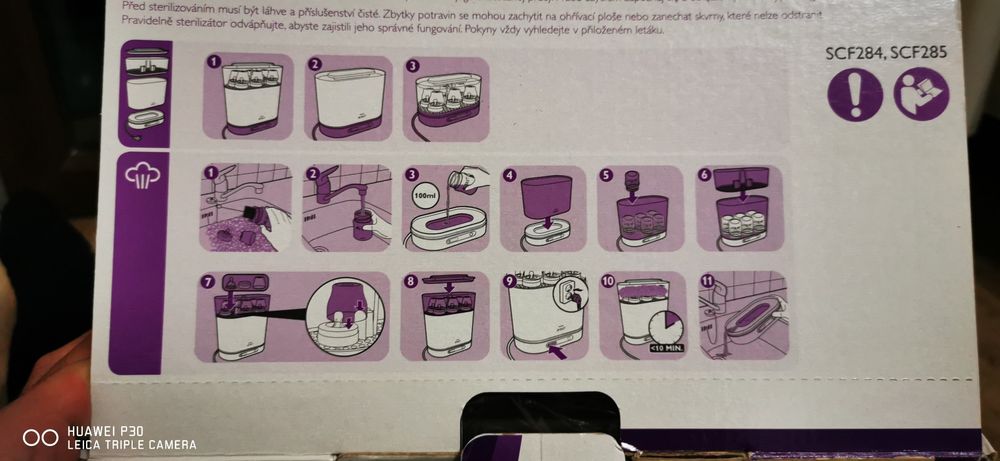 Sterilizator cu aburi 3-IN-1 Philips Avent SCF284/03